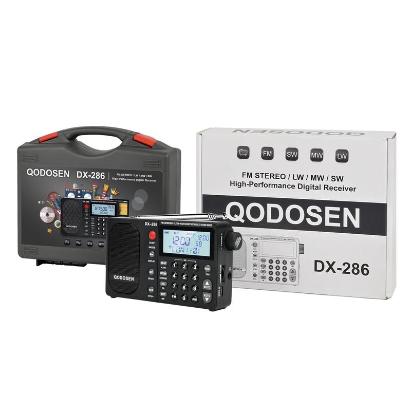 Rádio portátil QODOSEN DX-286 com chip automotivo TEF6686